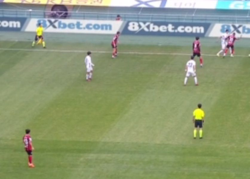 韩K联半场：金健熙扫射破门，江原暂时1-0首尔